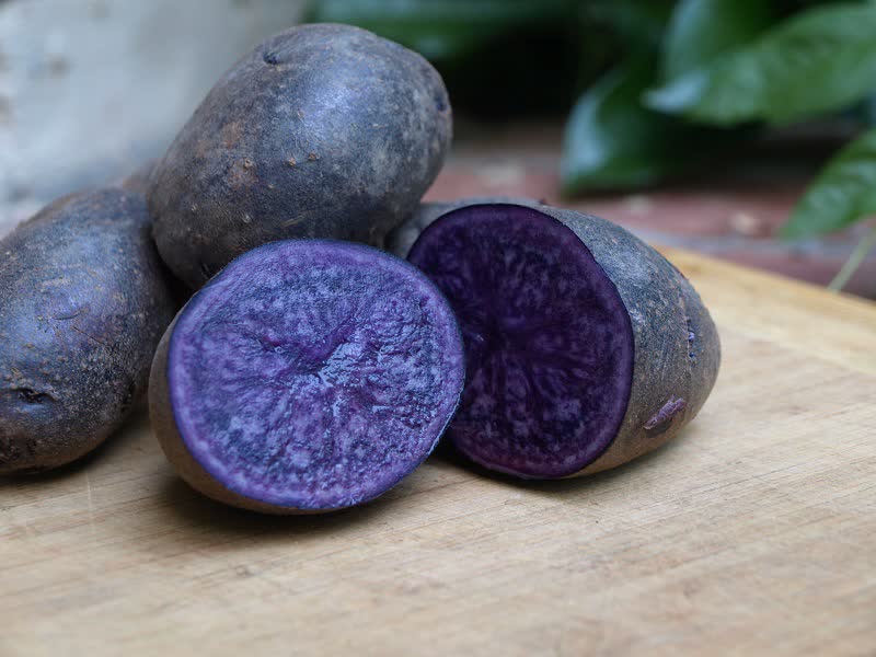 patatas majestad púrpura