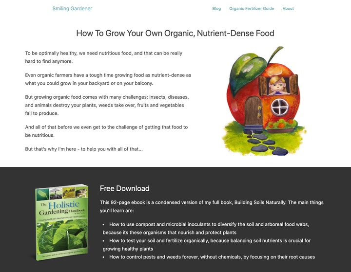 el mejor sitio web de jardinería orgánica